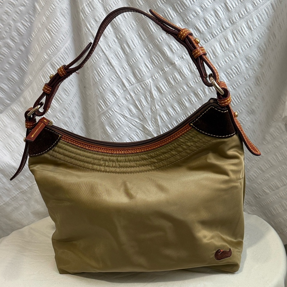 Dooney & Bourke Brown and Tan Shoulder Bag